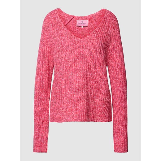 Sweter z dzianiny melanżowy model ‘Sangi’ ze sklepu Peek&Cloppenburg  w kategorii Swetry damskie - zdjęcie 168221478