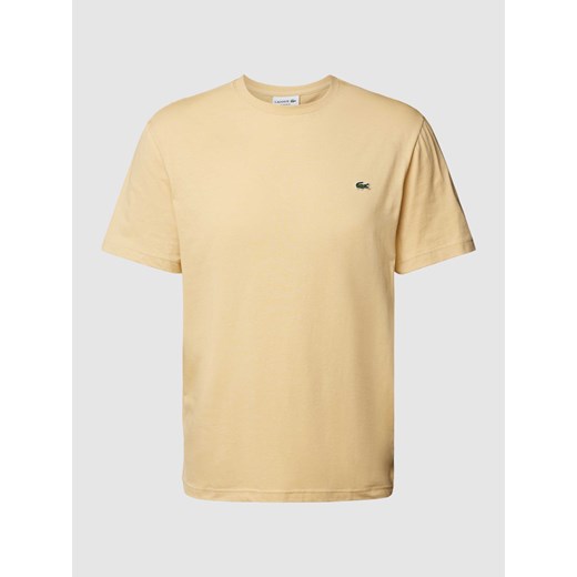 T-shirt z okrągłym dekoltem i wyhaftowanym logo ze sklepu Peek&Cloppenburg  w kategorii T-shirty męskie - zdjęcie 168222156