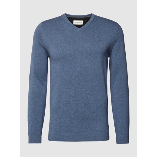 Sweter z dzianiny z dekoltem w serek ze sklepu Peek&Cloppenburg  w kategorii Swetry męskie - zdjęcie 168222355