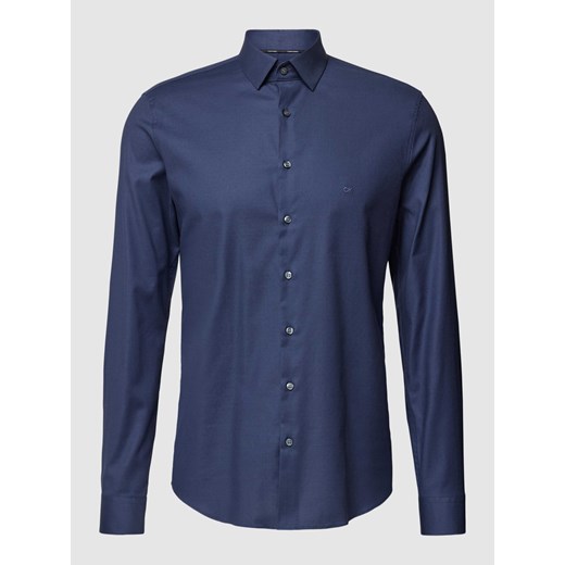 Koszula biznesowa o kroju slim fit z kołnierzykiem typu kent model ‘Bari’ ze sklepu Peek&Cloppenburg  w kategorii Koszule męskie - zdjęcie 168222459