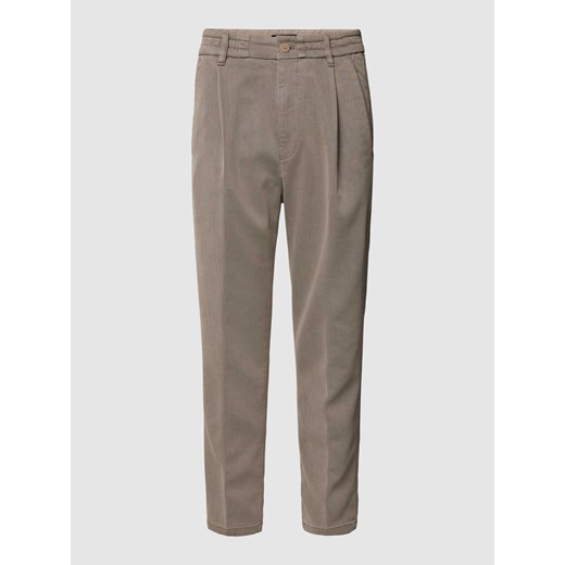 Spodnie materiałowe z elastycznym pasem model ‘CHASY’ ze sklepu Peek&Cloppenburg  w kategorii Spodnie męskie - zdjęcie 168222507