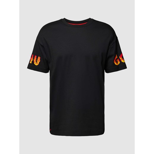 T-shirt z nadrukiem z logo ze sklepu Peek&Cloppenburg  w kategorii T-shirty męskie - zdjęcie 168222585