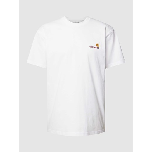 T-shirt z wyhaftowanym logo model ‘American’ L Peek&Cloppenburg 