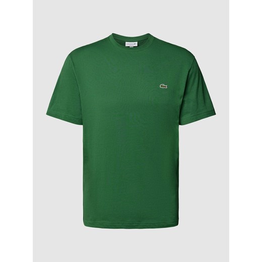T-shirt z okrągłym dekoltem i wyhaftowanym logo ze sklepu Peek&Cloppenburg  w kategorii T-shirty męskie - zdjęcie 168222877