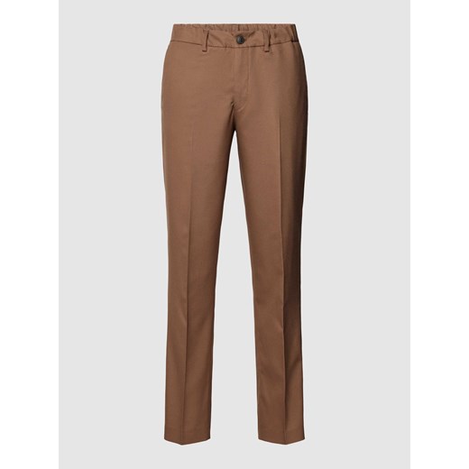 Spodnie materiałowe z elastycznym pasem model ‘SKYE’ ze sklepu Peek&Cloppenburg  w kategorii Spodnie męskie - zdjęcie 168223415