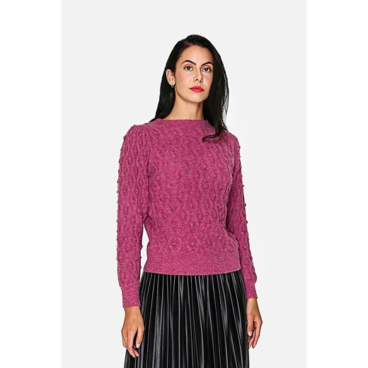 ASSUILI Sweter w kolorze różowym ze sklepu Limango Polska w kategorii Swetry damskie - zdjęcie 168227358