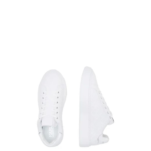 Buty sportowe damskie Karl Lagerfeld sneakersy białe z tworzywa sztucznego 