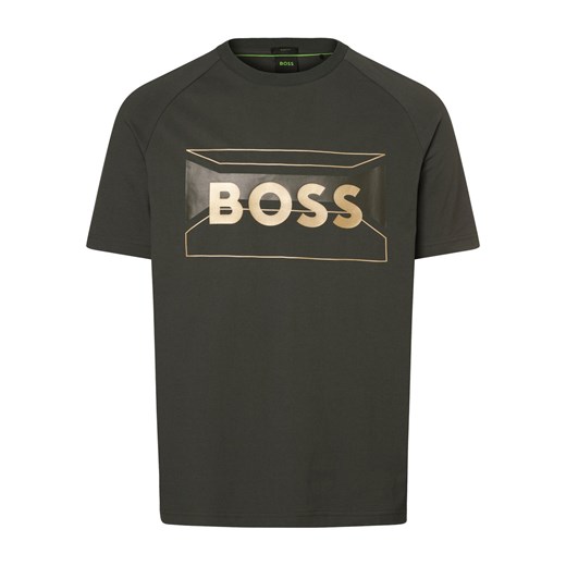 BOSS Green Koszulka męska - Tee 2 Mężczyźni trzcinowy nadruk ze sklepu vangraaf w kategorii T-shirty męskie - zdjęcie 168228899