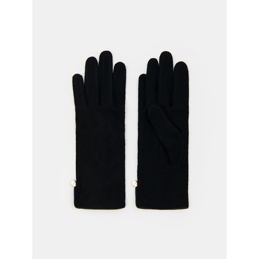 Mohito - Rękawiczki z wełną - Czarny Mohito S Mohito