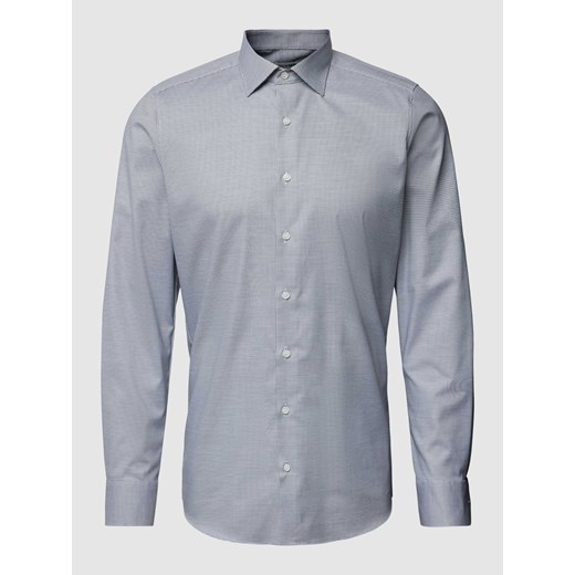 Koszula biznesowa o kroju body fit z kołnierzykiem typu kent ze sklepu Peek&Cloppenburg  w kategorii Koszule męskie - zdjęcie 168244265