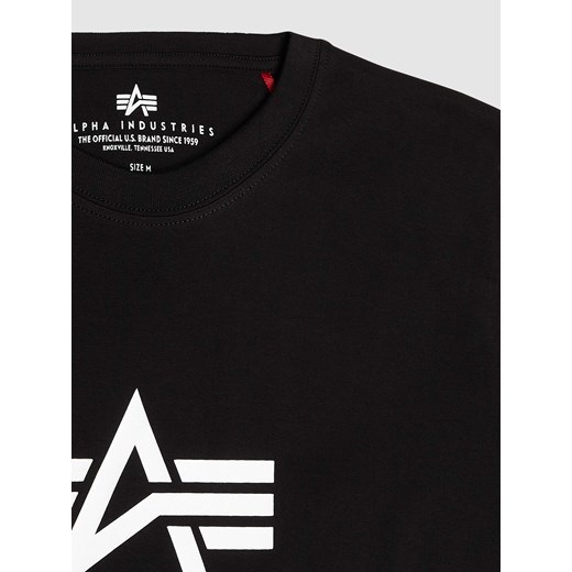 T-shirt z nadrukiem z logo Alpha Industries S Peek&Cloppenburg 