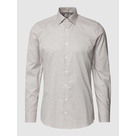 Koszula biznesowa o kroju body fit z kołnierzykiem typu kent ze sklepu Peek&Cloppenburg  w kategorii Koszule męskie - zdjęcie 168244398