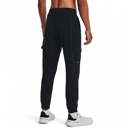 Męskie spodnie treningowe Under Armour UA Stretch Woven Cargo Pants - czarne Under Armour M Sportstylestory.com
