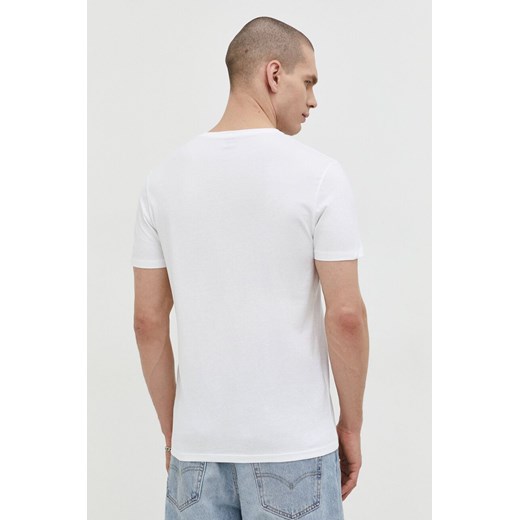 Diesel t-shirt bawełniany 3-pack męski kolor biały gładki Diesel XL ANSWEAR.com