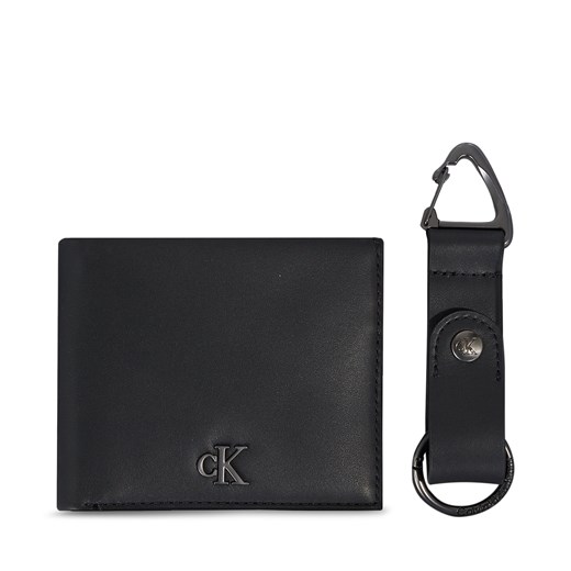 Zestaw portfel i brelok Calvin Klein Jeans Gifting Bifold/Keyfob K50K511201 Black BDS ze sklepu eobuwie.pl w kategorii Portfele męskie - zdjęcie 168247019