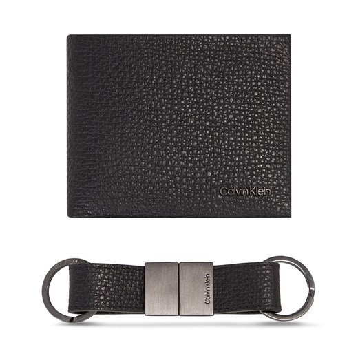 Zestaw portfel i brelok Calvin Klein Gs Minimalism Bifold 5Cc+Keyfob K50K511023 Ck Black BAX ze sklepu eobuwie.pl w kategorii Portfele męskie - zdjęcie 168247028