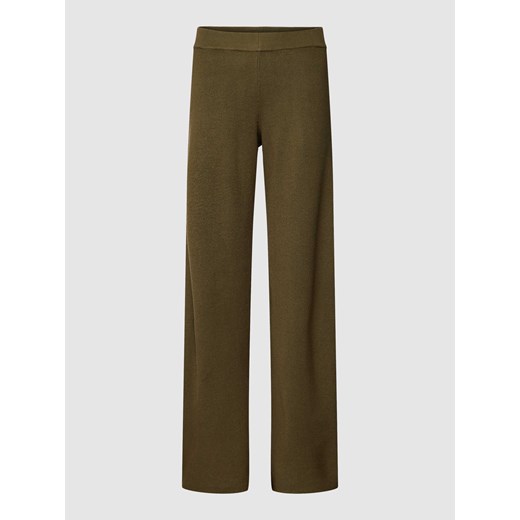 Spodnie z dzianiny z elastycznym pasem model ‘Melissa’ ze sklepu Peek&Cloppenburg  w kategorii Spodnie damskie - zdjęcie 168247478