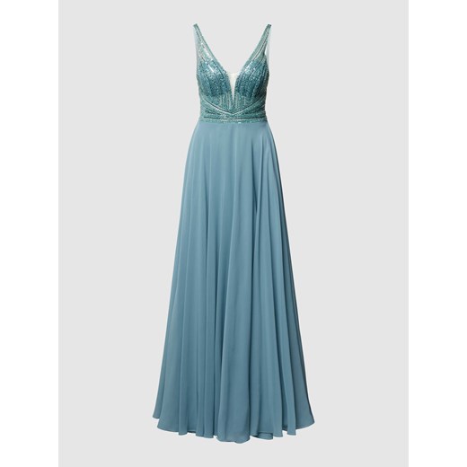 Sukienka wieczorowa z obszyciem cekinami ze sklepu Peek&Cloppenburg  w kategorii Sukienki - zdjęcie 168247505
