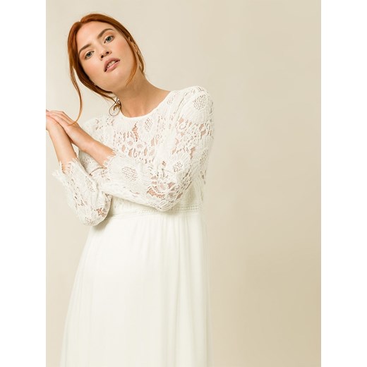 IVY &amp; OAK Suknia ślubna w kolorze białym Ivy & Oak 40 okazyjna cena Limango Polska