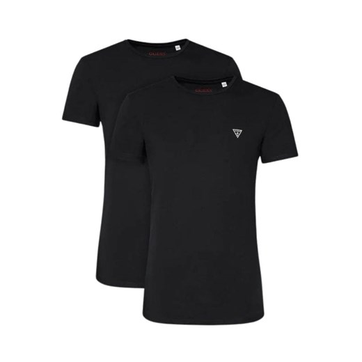 t-shirt męski guess u97g02 kcd31 czarny (2-pack) ze sklepu Royal Shop w kategorii T-shirty męskie - zdjęcie 168249428