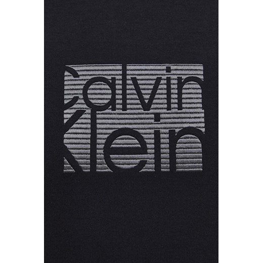 Calvin Klein t-shirt bawełniany męski kolor czarny z aplikacją Calvin Klein XL ANSWEAR.com