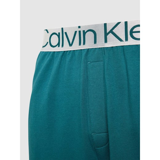 Spodnie od piżamy z elastycznym paskiem z logo Calvin Klein Underwear XL promocja Peek&Cloppenburg 