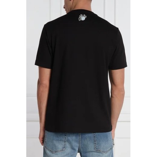 T-shirt męski Iceberg letni z krótkim rękawem młodzieżowy z nadrukami