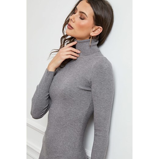 So Cachemire Sukienka &quot;Hadar&quot; w kolorze jasnoszarym So Cachemire S Limango Polska okazja