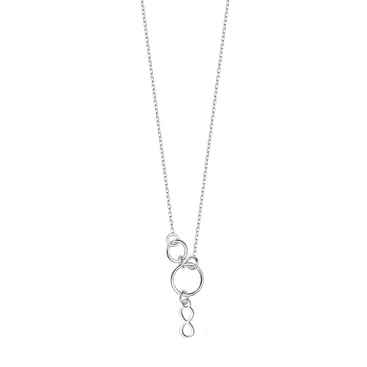 Naszyjnik srebrny - nieskończoność - Simple Simple - Biżuteria Yes One Size YES.pl promocyjna cena
