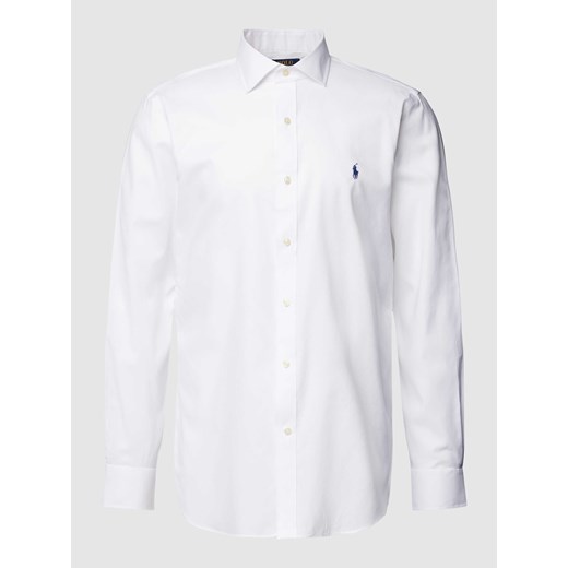 Koszula biznesowa o kroju slim fit z kołnierzykiem typu kent ze sklepu Peek&Cloppenburg  w kategorii Koszule męskie - zdjęcie 168257779