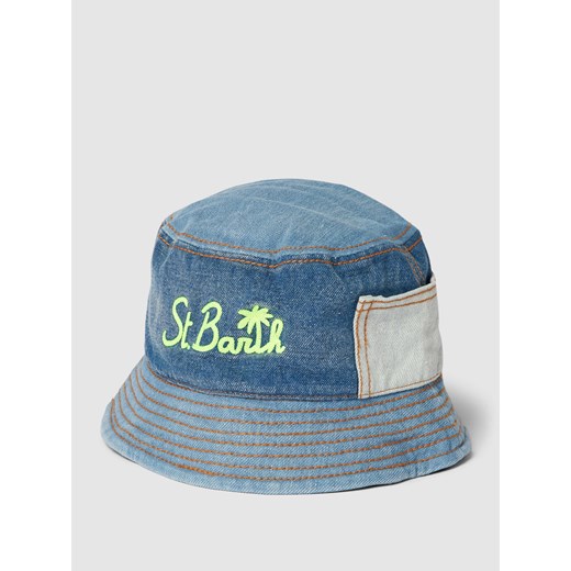 Czapka typu bucket hat z imitacji denimu model ‘JAMES’ ze sklepu Peek&Cloppenburg  w kategorii Kapelusze męskie - zdjęcie 168257857