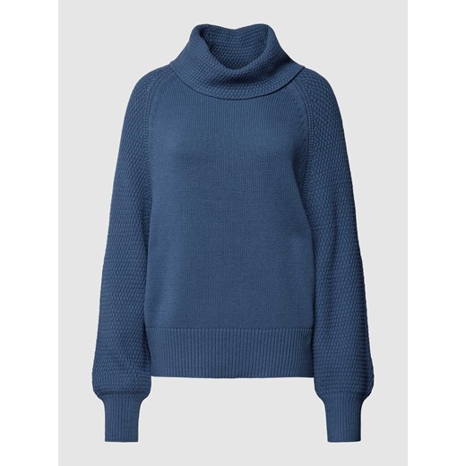 Sweter z dzianiny z bufiastymi rękawami ze sklepu Peek&Cloppenburg  w kategorii Swetry damskie - zdjęcie 168258107
