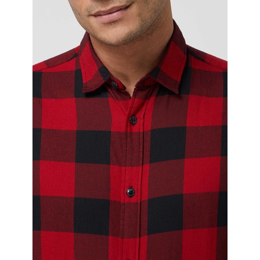Koszula casualowa o kroju regular fit z diagonalu model ‘Gingham’ Jack & Jones XL Peek&Cloppenburg 