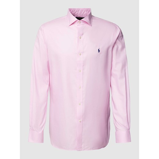 Koszula biznesowa o kroju slim fit z kołnierzykiem typu kent ze sklepu Peek&Cloppenburg  w kategorii Koszule męskie - zdjęcie 168258295