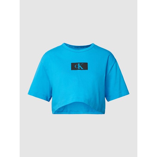 T-shirt krótki z nadrukiem z logo model ‘1996 LOUNGE’ ze sklepu Peek&Cloppenburg  w kategorii Bluzki damskie - zdjęcie 168258609