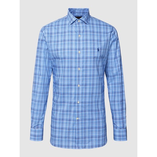 Koszula biznesowa o kroju slim fit ze wzorem w kratkę Polo Ralph Lauren 38 Peek&Cloppenburg 