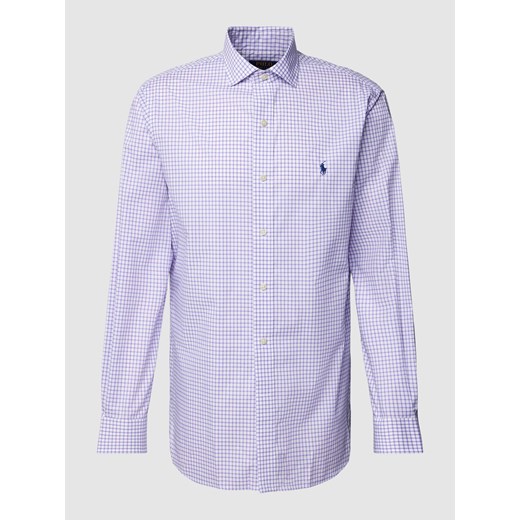 Koszula biznesowa o kroju custom fit ze wzorem w kratę Polo Ralph Lauren 41 Peek&Cloppenburg 