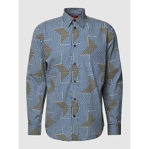 Koszula casualowa o kroju regular fit z graficznym wzorem ze sklepu Peek&Cloppenburg  w kategorii Koszule męskie - zdjęcie 168258778