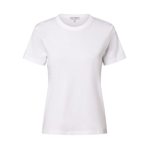 Marie Lund Koszulka damska Kobiety Bawełna biały jednolity ze sklepu vangraaf w kategorii Bluzki damskie - zdjęcie 168265108