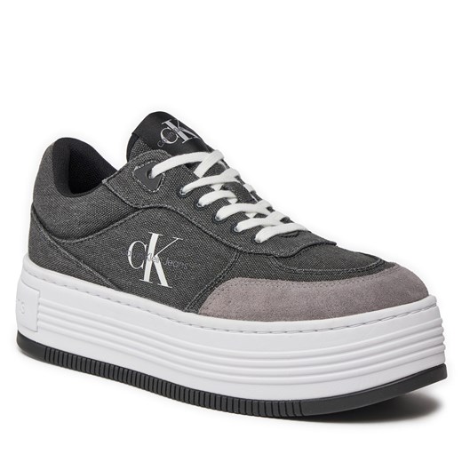 Sneakersy Calvin Klein Jeans Bold Platf Low Lace Mix Ml Btw YW0YW01433 40 eobuwie.pl okazyjna cena