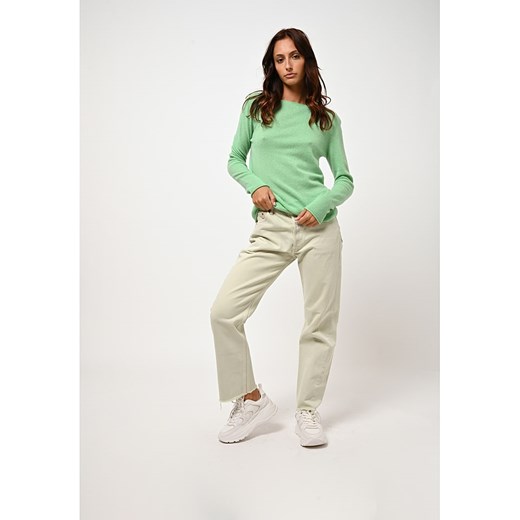 AUTHENTIC CASHMERE Kaszmirowy sweter &quot;Criou&quot; w kolorze zielonym ze sklepu Limango Polska w kategorii Swetry damskie - zdjęcie 168265468