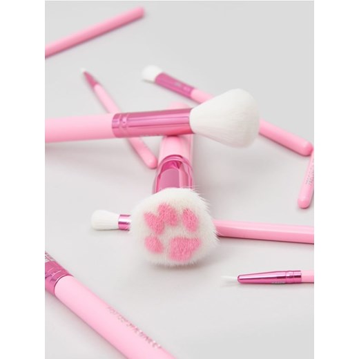 Sinsay - Pędzle do makijażu Hello Kitty 9 pack - różowy Sinsay Jeden rozmiar Sinsay okazja