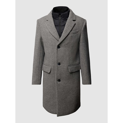Krótki płaszcz z efektem dwóch warstw model ‘JOSEPH’ Selected Homme L Peek&Cloppenburg  promocja