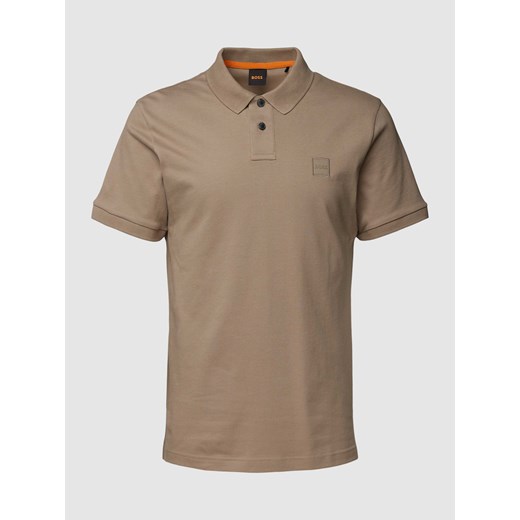Koszulka polo o kroju slim fit w jednolitym kolorze ze sklepu Peek&Cloppenburg  w kategorii T-shirty męskie - zdjęcie 168272747