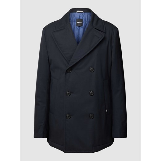 Płaszcz z listwą guzikową model ‘Hyde’ ze sklepu Peek&Cloppenburg  w kategorii Płaszcze męskie - zdjęcie 168272796