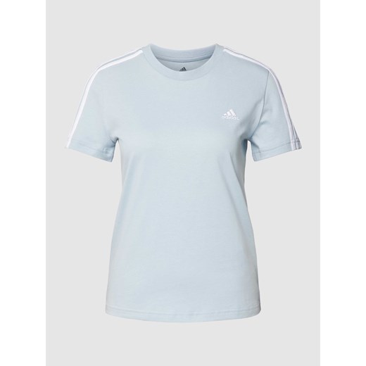 T-shirt z charakterystycznymi dla marki paskami w kontrastowym kolorze ze sklepu Peek&Cloppenburg  w kategorii Bluzki damskie - zdjęcie 168273808