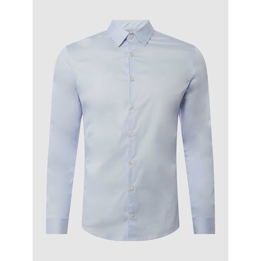 Koszula biznesowa o kroju super slim fit ze streczem ze sklepu Peek&Cloppenburg  w kategorii Koszule męskie - zdjęcie 168274685