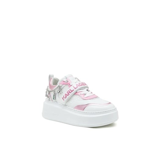 Buty sportowe damskie Karl Lagerfeld sneakersy z tworzywa sztucznego