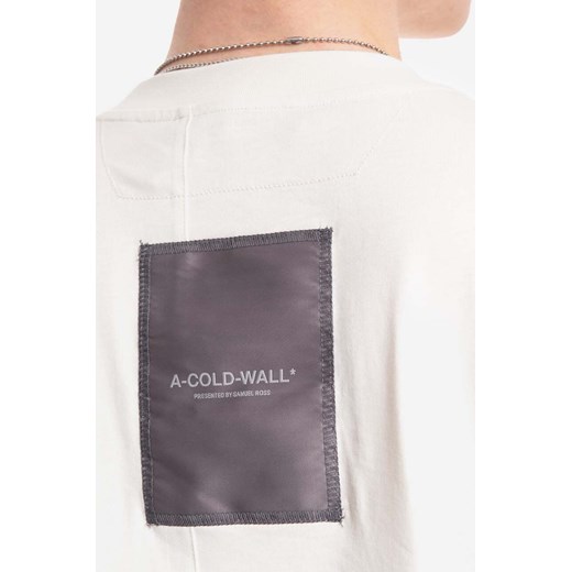 A-COLD-WALL* t-shirt bawełniany Utilty kolor beżowy gładki ACWMTS117-STONE A-cold-wall* M ANSWEAR.com