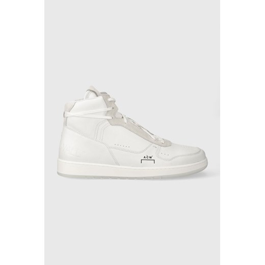 A-COLD-WALL* sneakersy skórzane LUOL HI TOP kolor biały ACWUF085B ze sklepu ANSWEAR.com w kategorii Buty sportowe męskie - zdjęcie 168277718